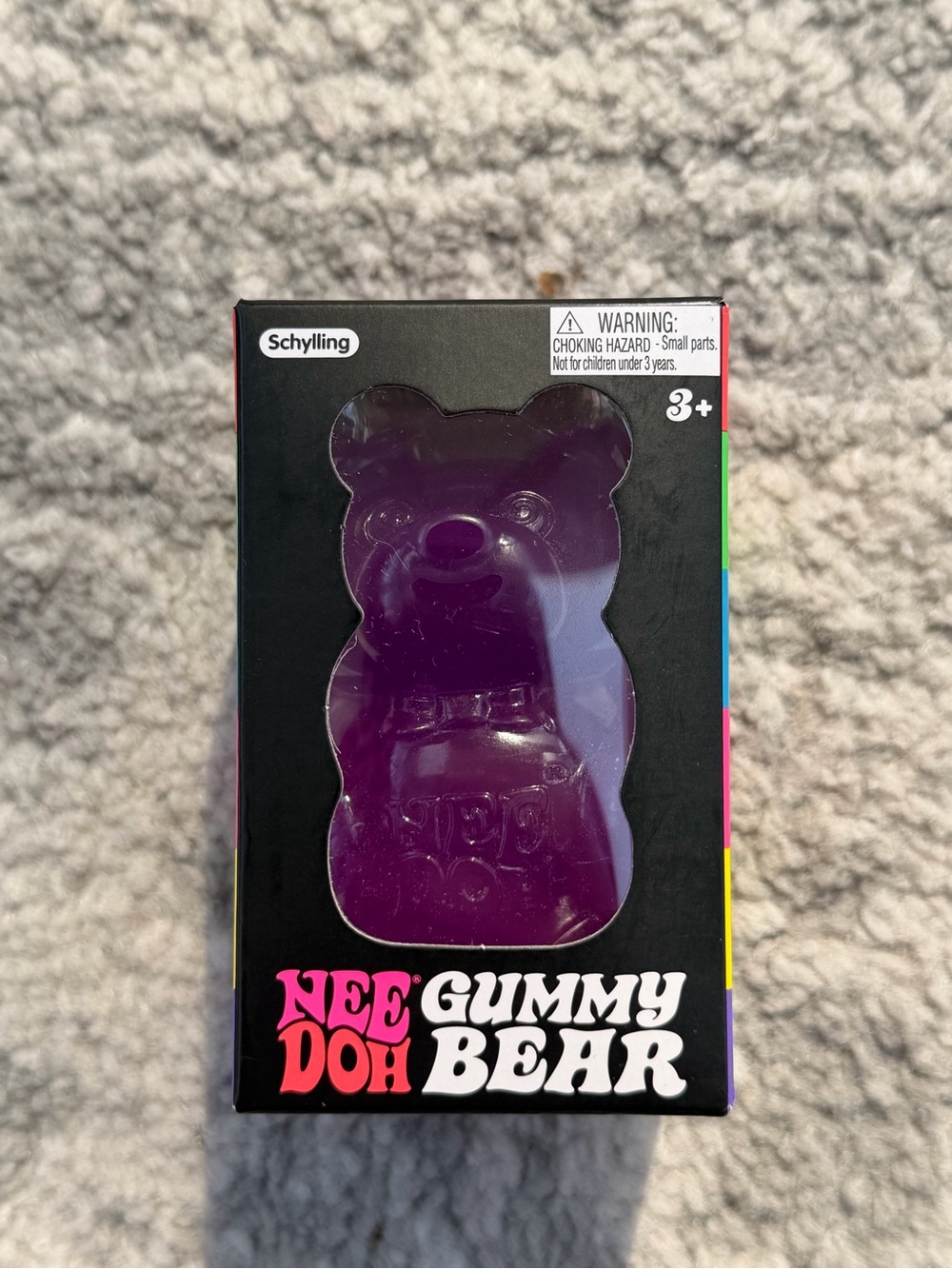 NeeDoh Gummy Bear Squeeze Toy - Purple